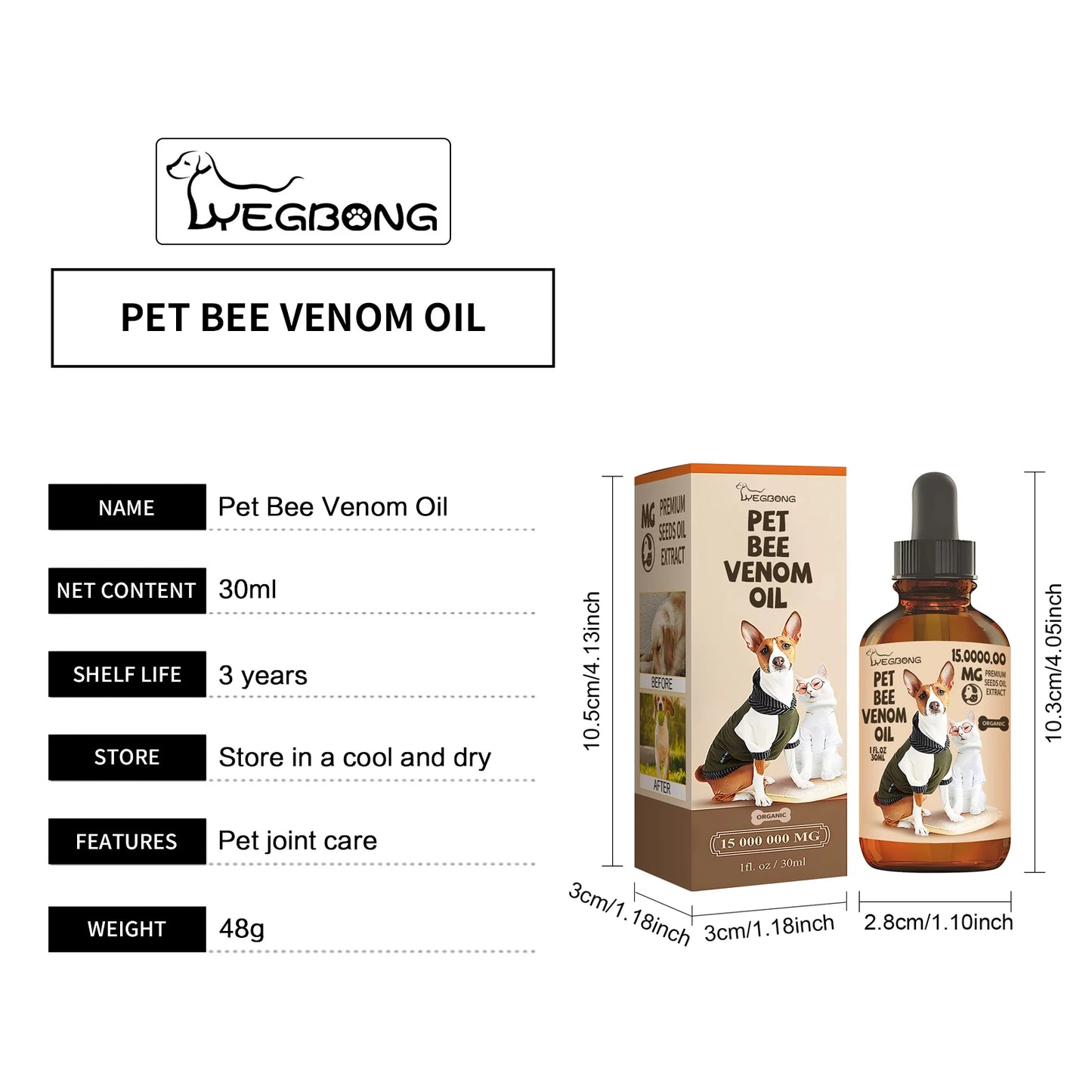 Pet Joint Care Drops Bone Deformities