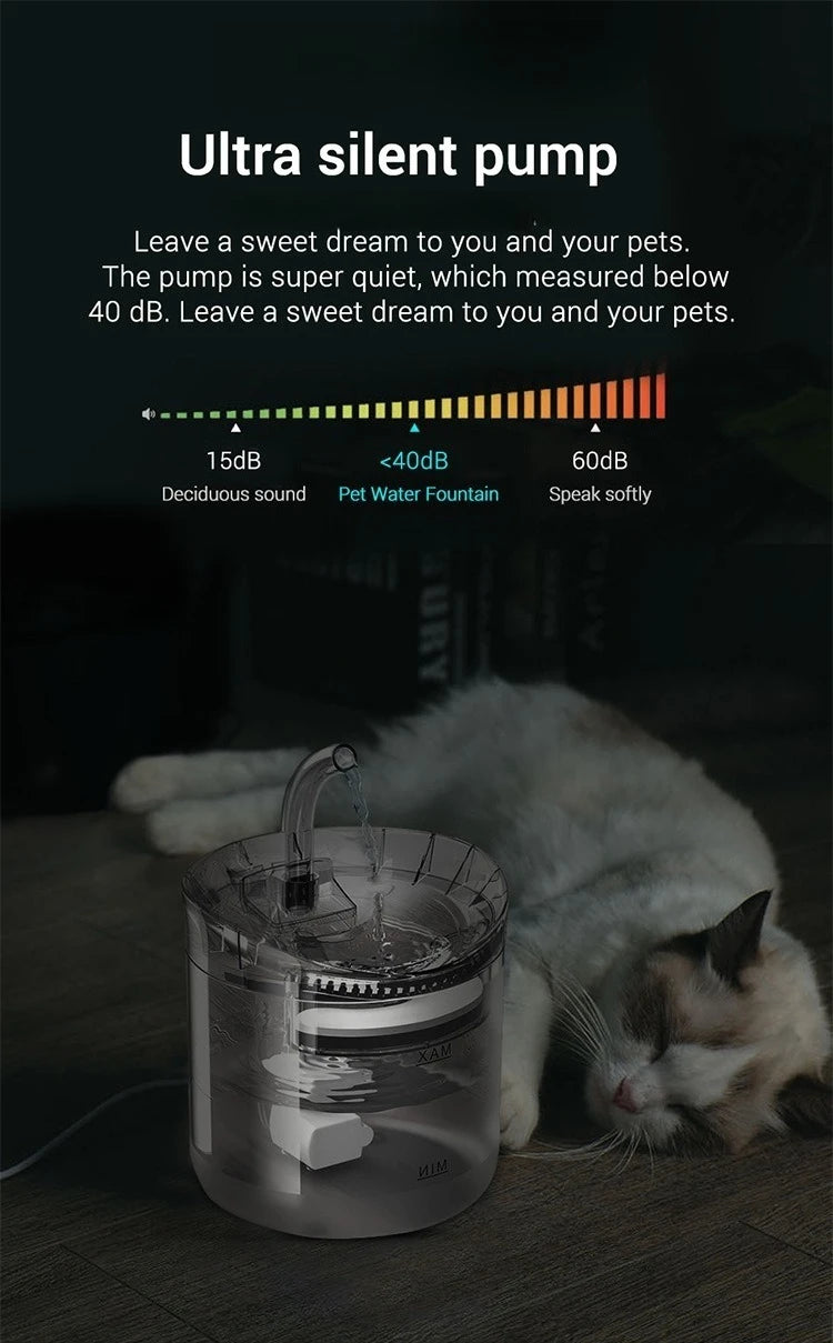Auto Smart Cat Water Fountain