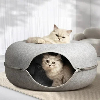 Felt Donut Bed for Pets House With Breather
