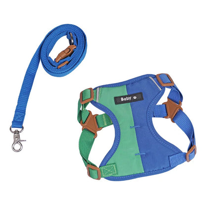 Reflective Dog Harness & Leash Set