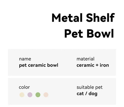 Pet Elevated Raised Food Water Bowls