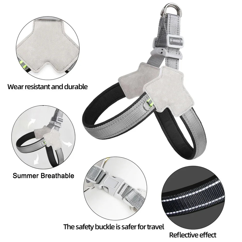 Adjustable Reflective Dog Harness