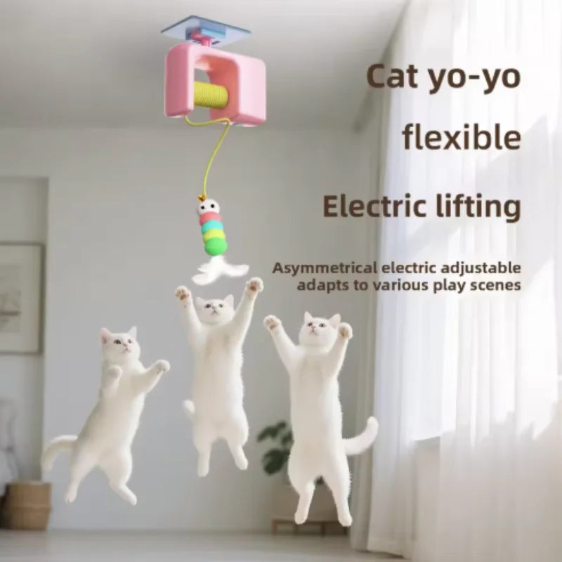 Pet Cat Toys Electric Smart Door Hanging Toy